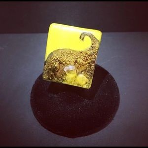 HandMade Ecuadorian Ring Fused Glass Art